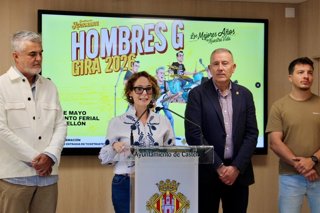 Presentación del concierto de Hombre G