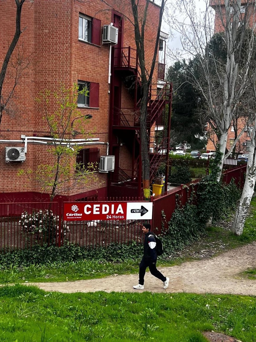 CEDIA, el centro para personas sin hogar de Cáritas Madrid.