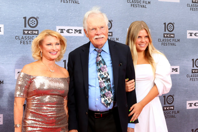 El empresario Ted Turner en 2019, en el estreno de una película en Los Ángeles. . 