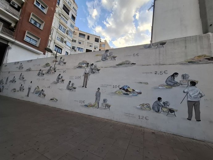 El mural 'Fashion Victim' de Escif
