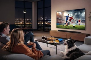 TV de Samsung en un salón.