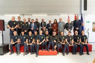 Inauguración oficial del parque de bomberos de Sacedón.