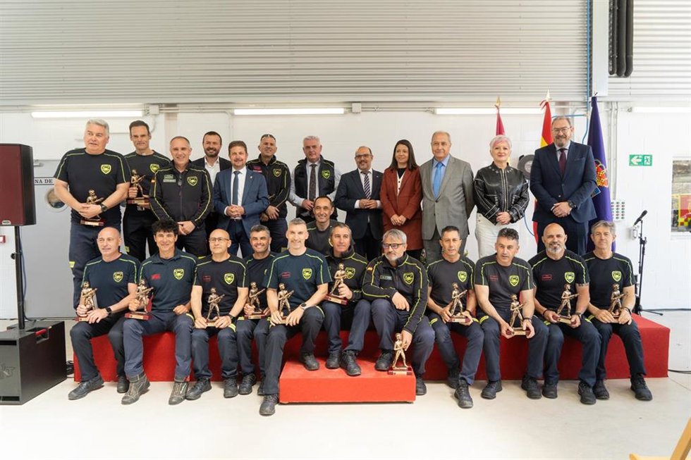 Inauguración oficial del parque de bomberos de Sacedón.