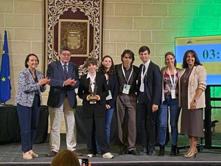 Alumnos del IES Ángel de Saavedra de Córdoba.