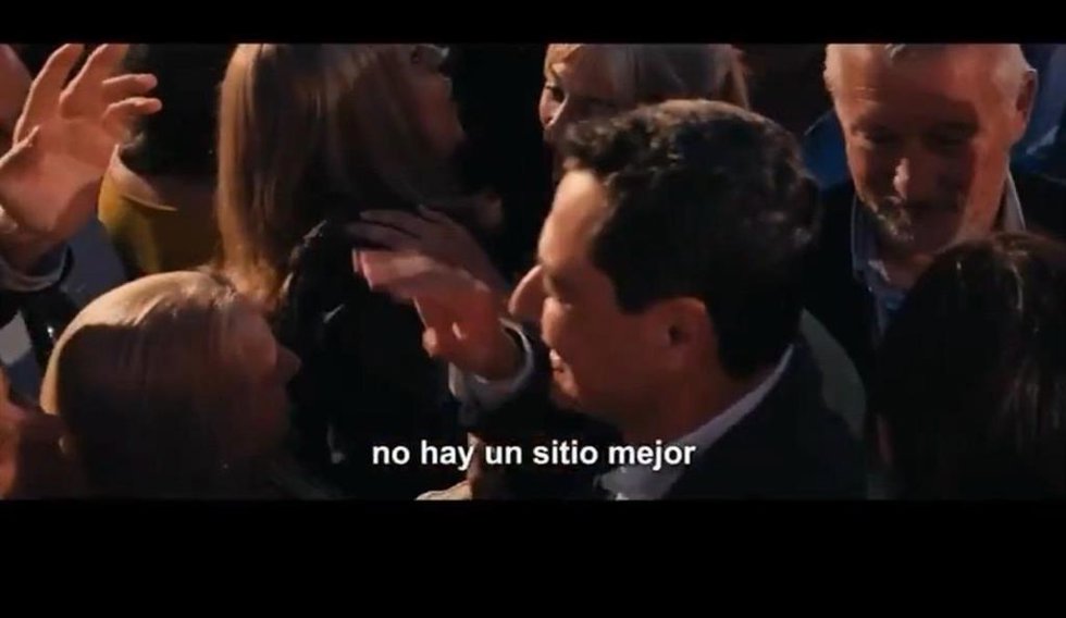 Imagen del videoclip de 'Kilómetro Sur', la canción de la campaña de Juanma Moreno