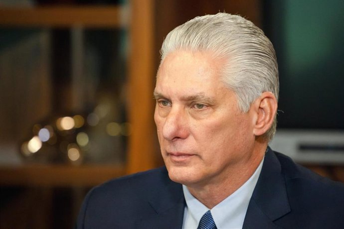 Archivo - El presidente de Cuba, Miguel Díaz-Canel, en una imagen de archivo