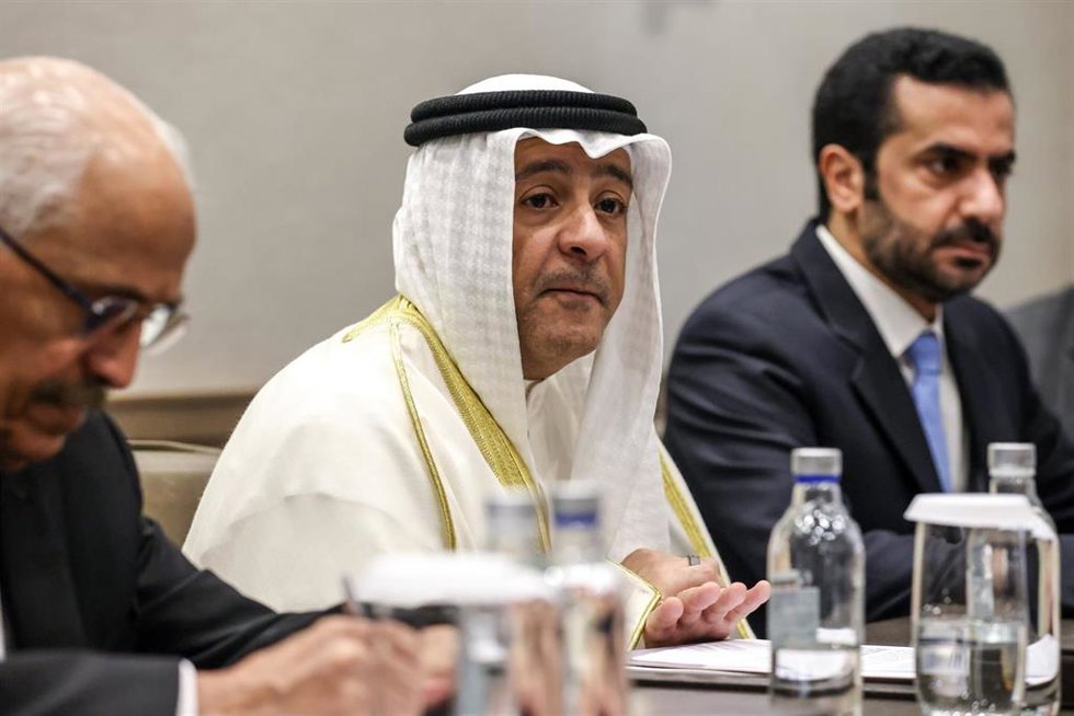 Archivo - El secretario general del Consejo de Cooperación para los Estados Árabes del Golfo (CCG), Jasem Mohamed Albudaiwi