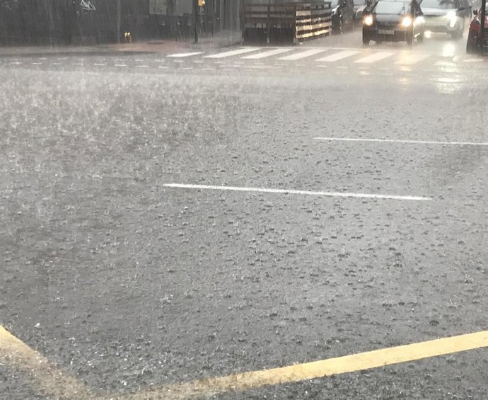 Lluvia en las calles