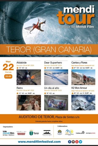 Cartel del Mendi Tour Canarias, que se celebrará este 22 de mayo por primera vez en el municipio grancanario de Teror