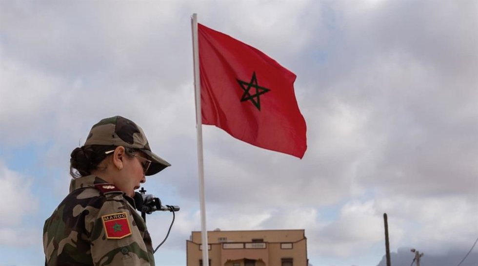 Archivo - Una militar de Marruecos (archivo)