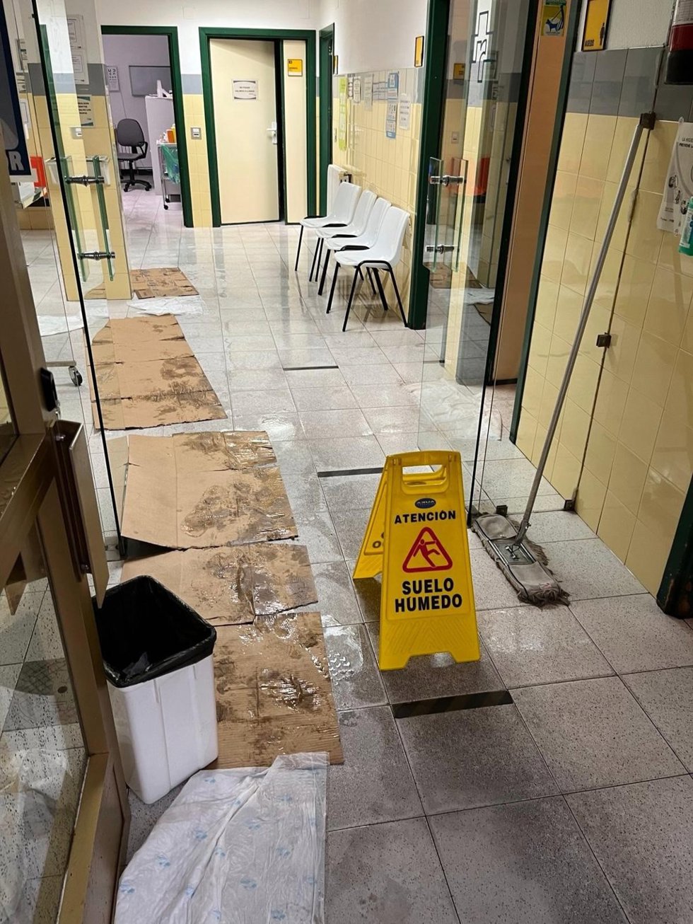 SATSE alerta del "lamentable estado" del centro de salud de Alberite