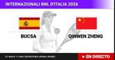 Foto: Cristina Bucsa - Qinwen Zheng, en directo hoy: sigue el partido de Internazionali BNL d'Italia