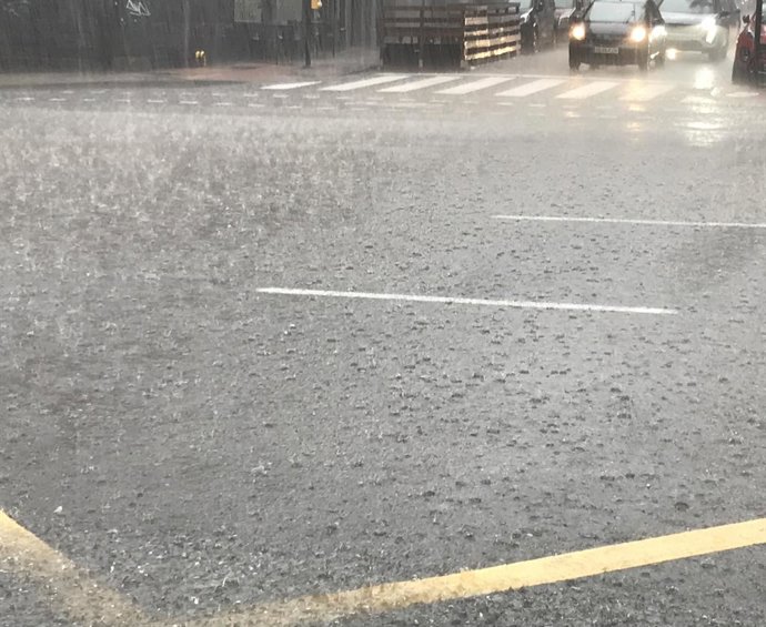 Pluja en els carrers