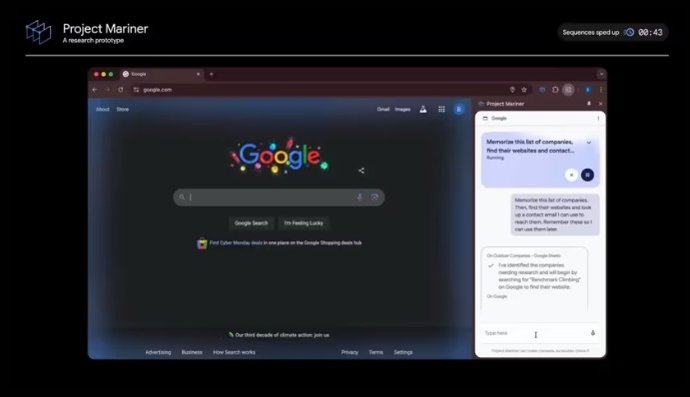 Proyecto Mariner en Chrome