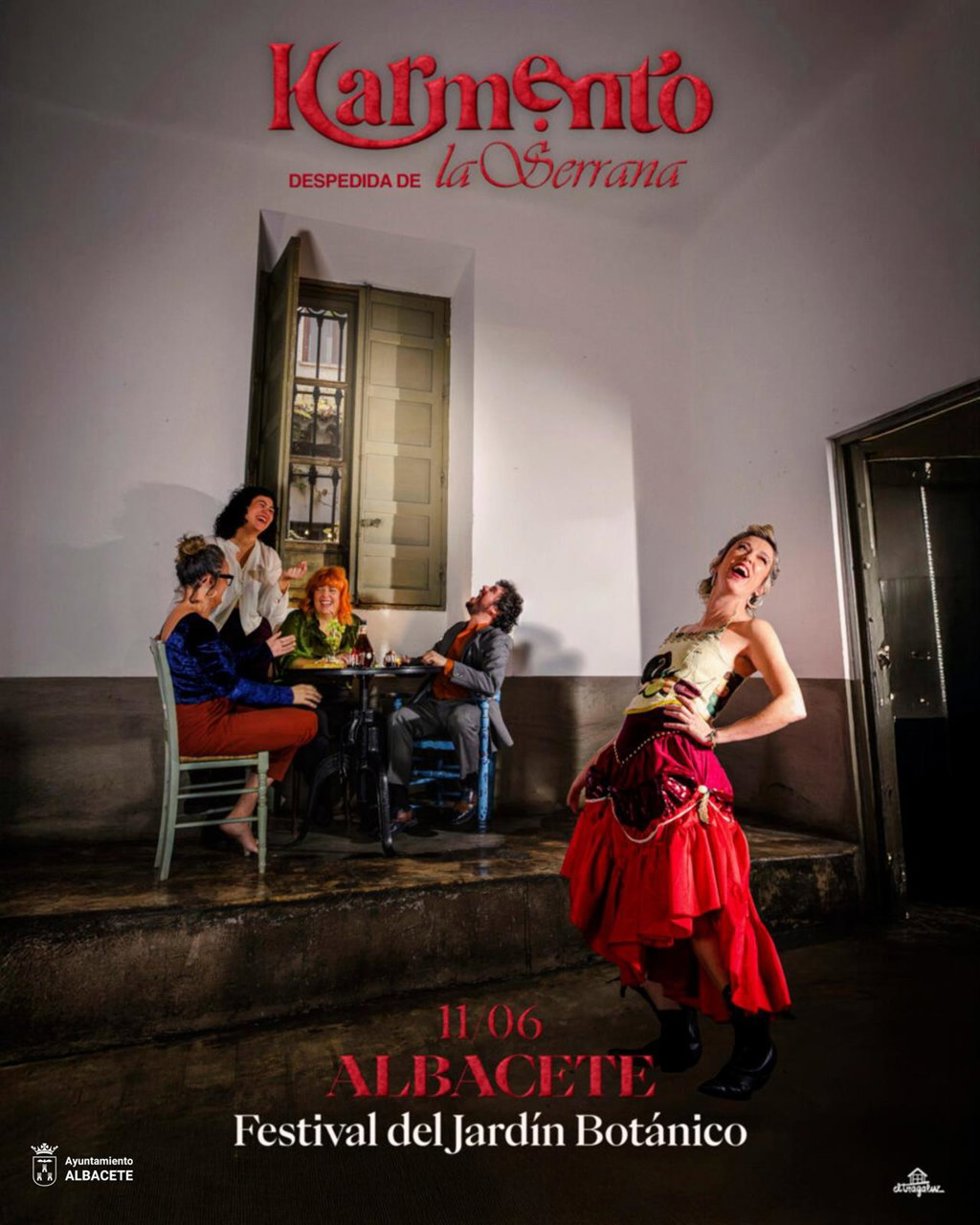 Cartel de la actuación de Karmento en Albacete.