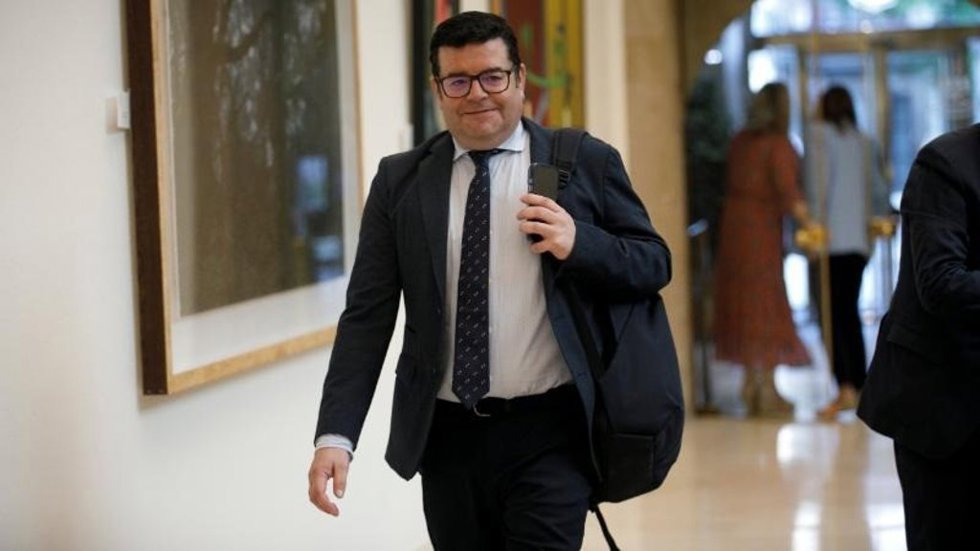 El consejero de Hacienda, y portavoz del Gobierno, Alfonso Domínguez