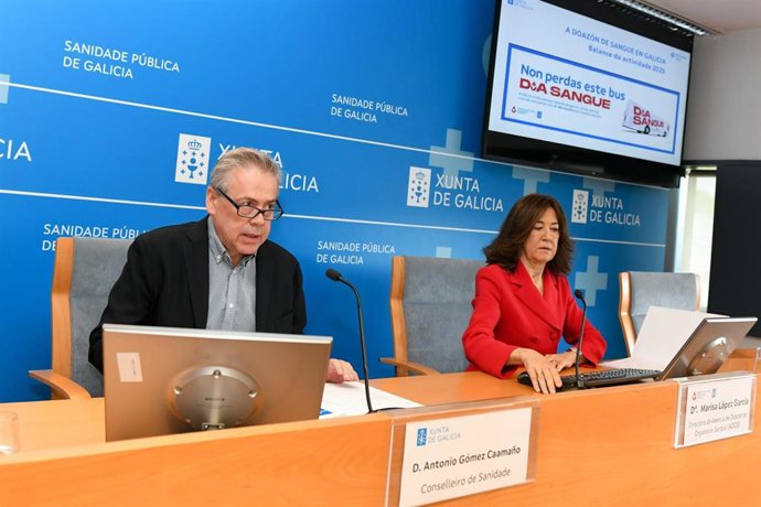 El conselleiro de Sanidade, Antonio Gómez Caamaño, en rueda de prensa, a 7 de mayo de 2026.