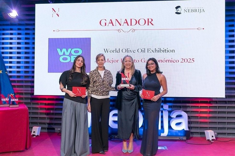 La World Olive Oil Exhibition, reconocida como Mejor Evento Gastronómico en los Nebrija Event Awards 2026.