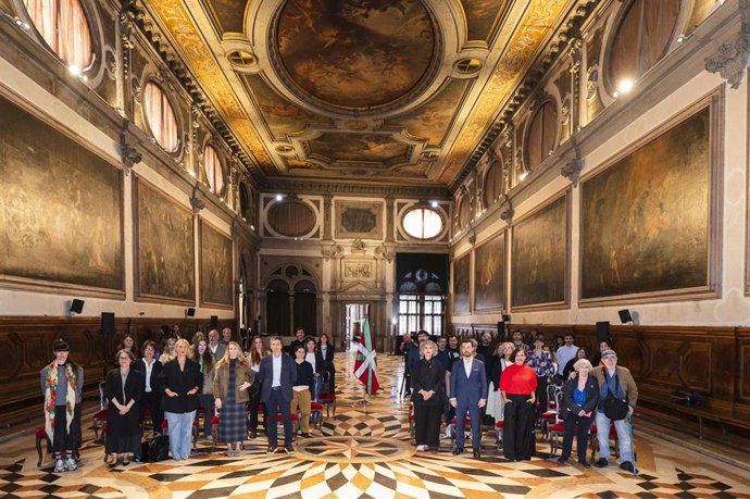 Acto institucional celebrado en la Scuola Grande San Giovanni Evangelista,