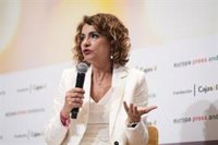 Montero critica que Moreno "chantajee" a los andaluces "a cambio del voto" y anima a "votar sin miedo" el 17M