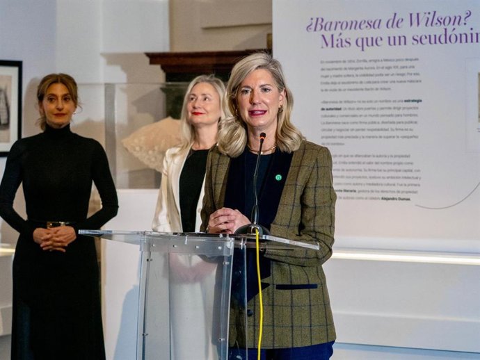 Inauguración de la exposición sobnre la Baronesa de Wilson.