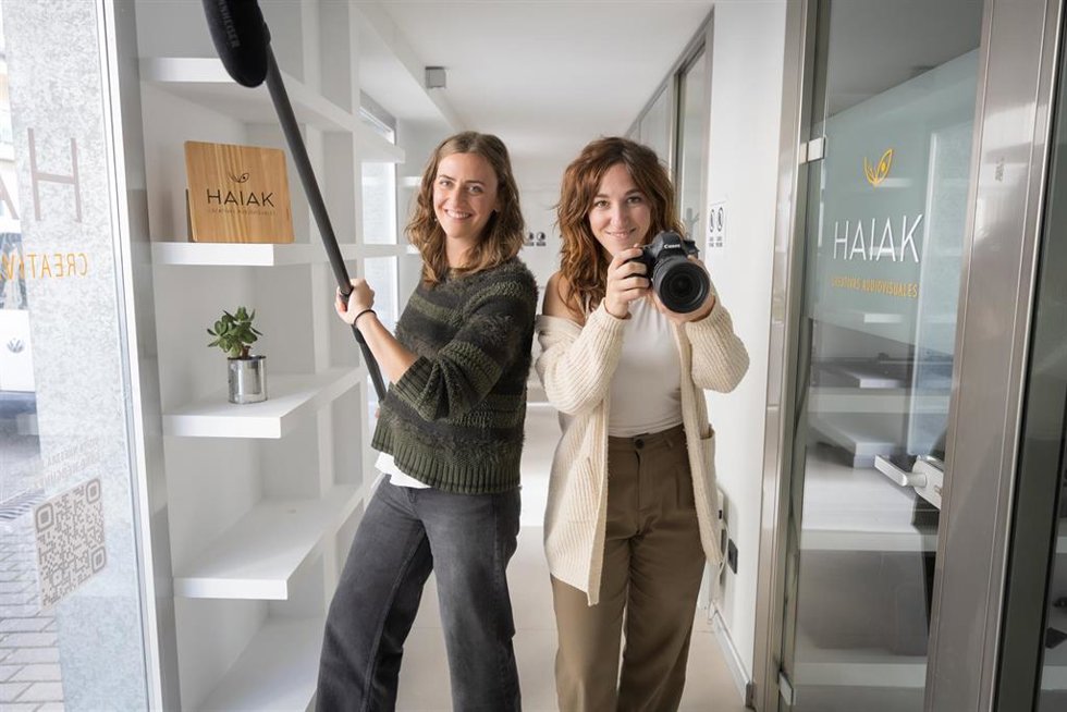 Archivo - Las fundadoras de Haiak (microcooperativa audiovisual), Rut y Edurne.
