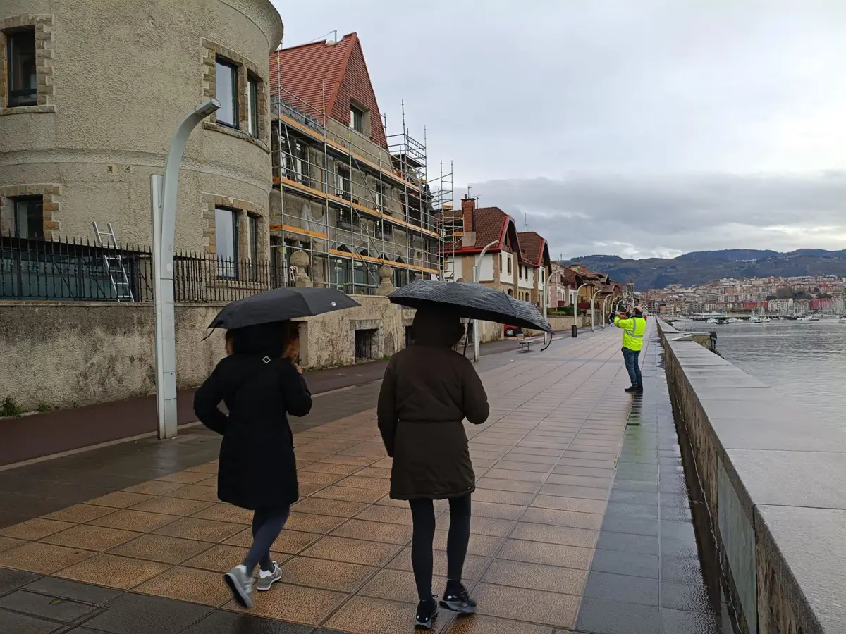 Lluvia en Euskadi