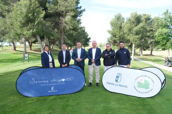 Archivo - Presentación del Campeonato de Golf Absoluto Masculino de Castilla-La Mancha.