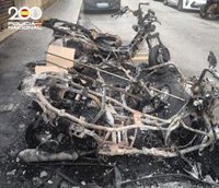 Detenido por provocar un incendio que dejó dos intoxicadas, dos viviendas afectadas y seis vehículos calcinados en Palma