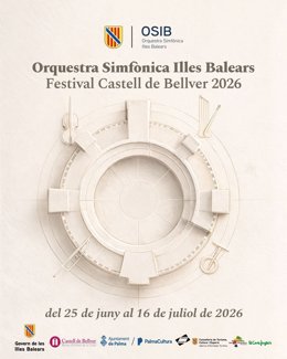 Cartel promocional del Festival Castell de Bellver 2026.