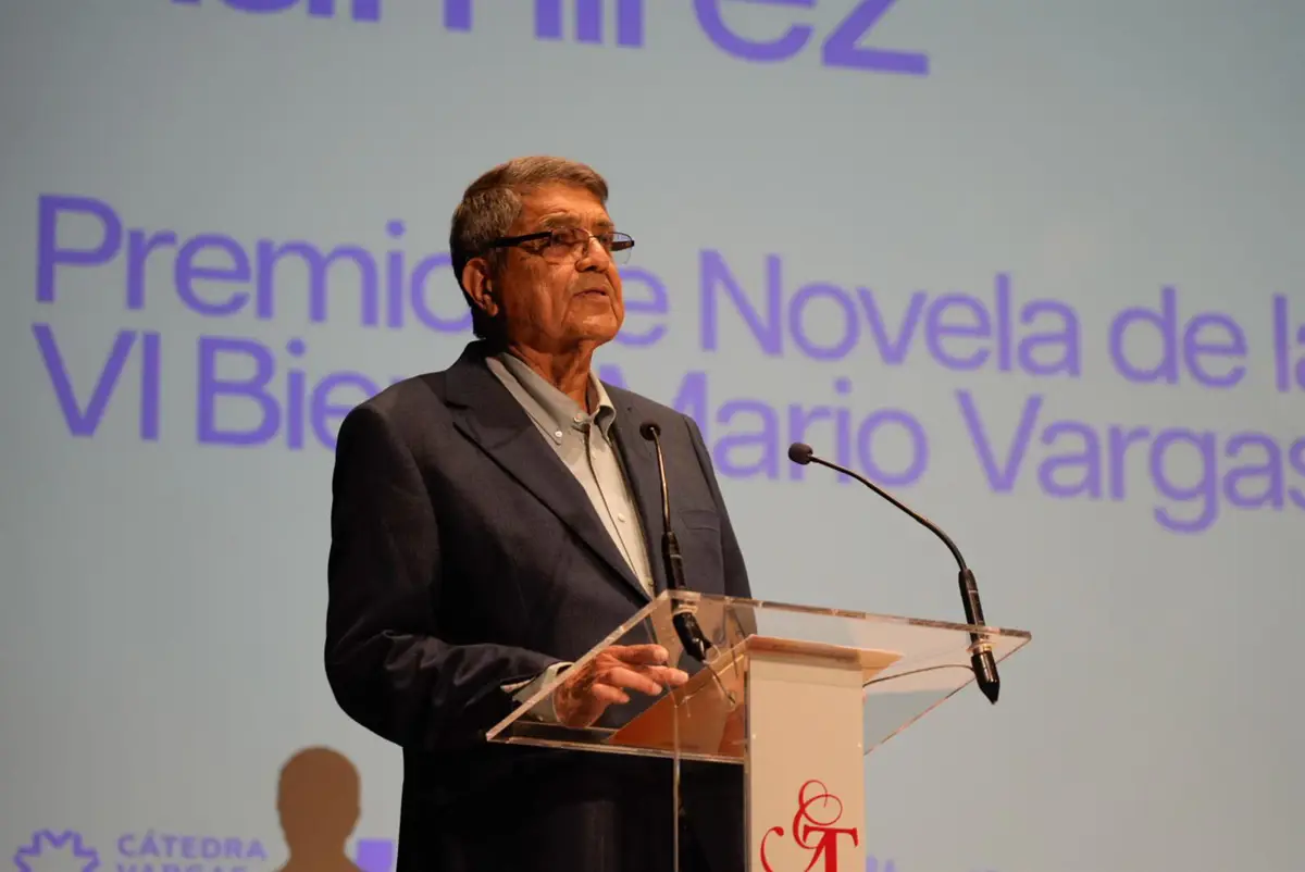 Sergio Ramírez en la VI Bienal de Novela Mario Vargas Llosa