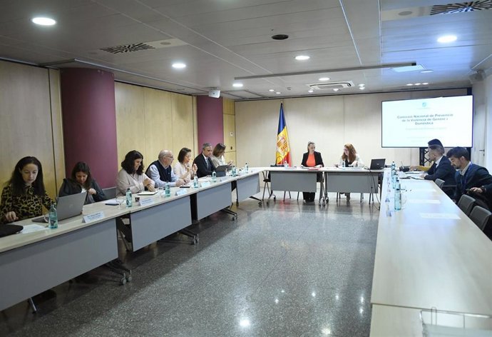 Un Instante De La Reunión De La Comisión Nacional De Prevención De La Violencia De Género Y Doméstica