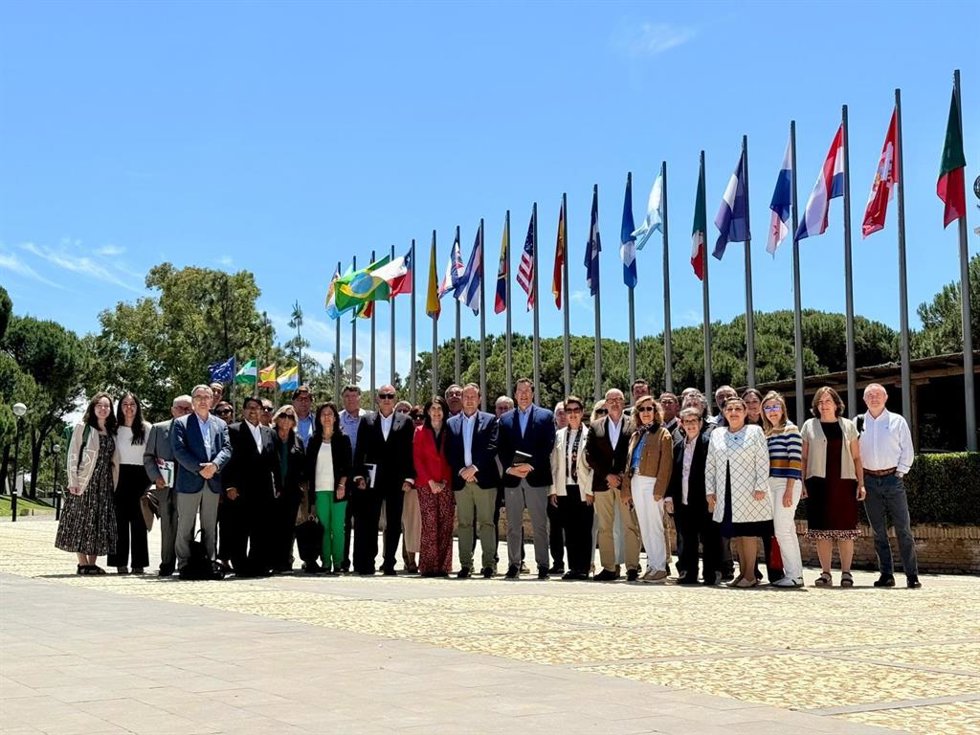 Foto de familia del III Encuentro Iberoamericano La Rábida.