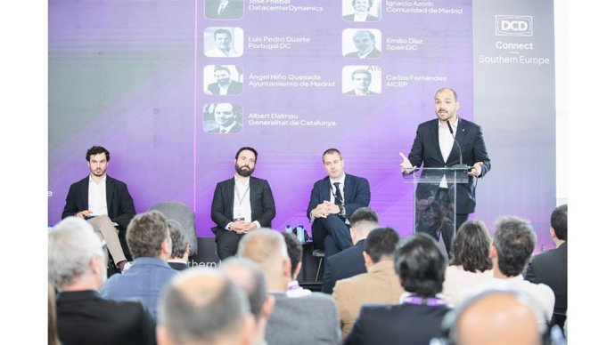 El conseller de Presidència de la Generalitat, Albert Dalmau, en l'acte institucional 