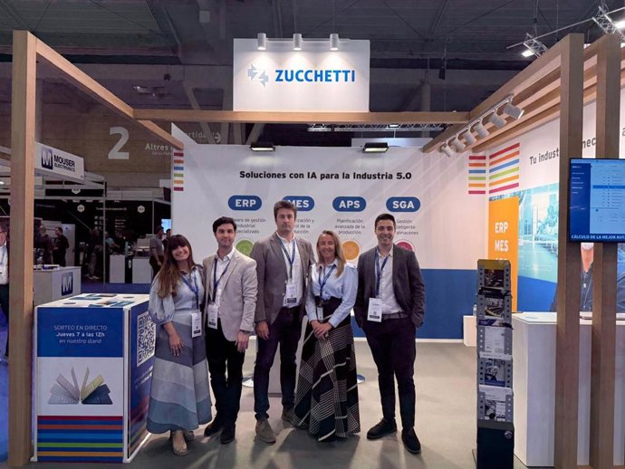 Stand de Zucchetti en Advanced Factories 2026