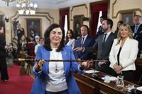 Candia (PP), alcaldesa de Lugo tras triunfar la moción de censura apoyada por una tránsfuga: "Otro Lugo es posible"