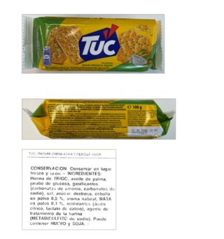 La AESAN alerta de la presencia de componentes de la leche en al menos un lote de galletas saladas de la marca 'Jacobs'