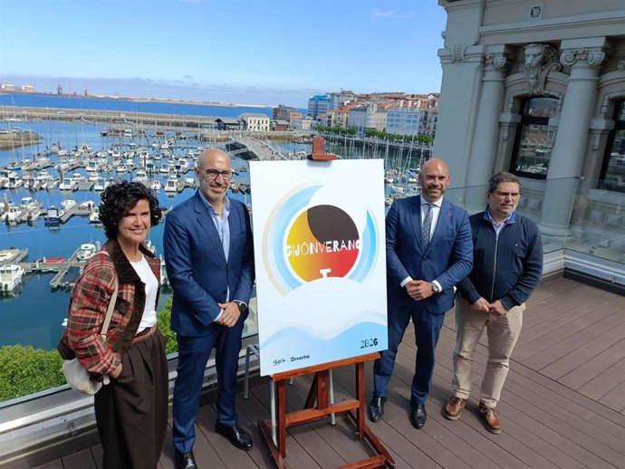 Presentación de la imagen y programación del Verano 2026 de Gijón.