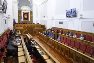 Pleno en las Cortes.