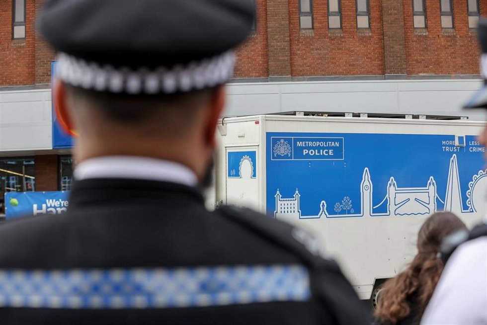 Imagen de archivo de un agente de la Policía británica.