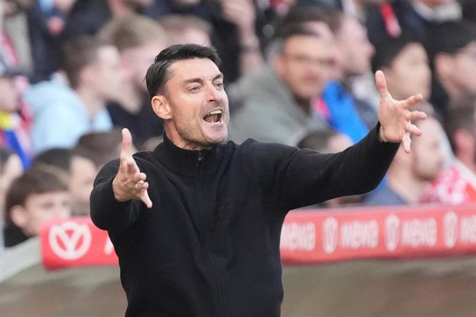 Archivo - Albert Riera, entrenador del Eintracht Frankfurt.