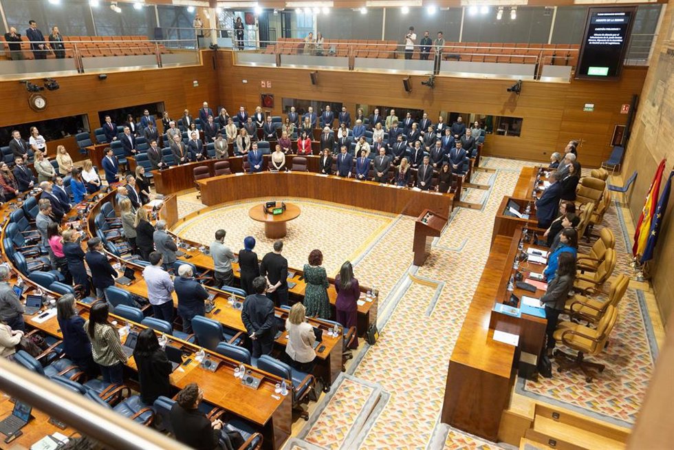 Archivo - Pleno en la Asamblea de Madrid, a 3 de abril de 2025, en Madrid (España). La Asamblea de Madrid debate la iniciativa legislativa popular registrada por diez alcaldes del PSOE, que en algunos casos gobiernan junto a Más Madrid, para que se permit