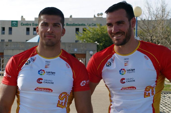 Archivo - Saúl Craviotto y Cristian Toro, durante su etapa como compañeros.