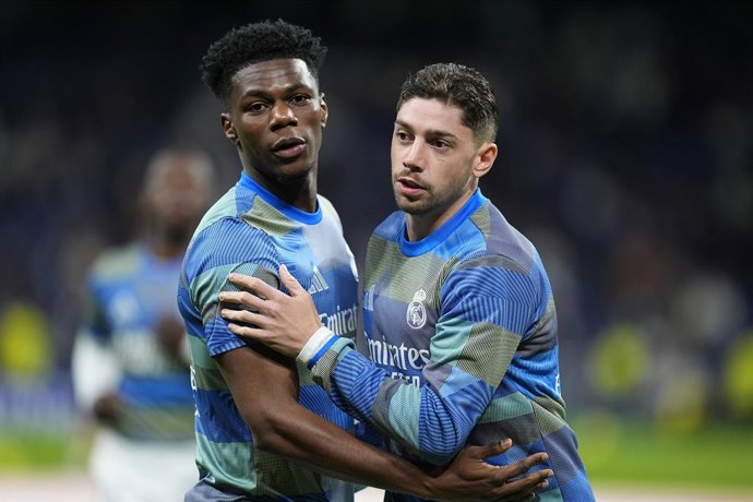 Archivo - Arquivo - Aurelien Tchouameni - Federico Valverde, Real Madrid CF