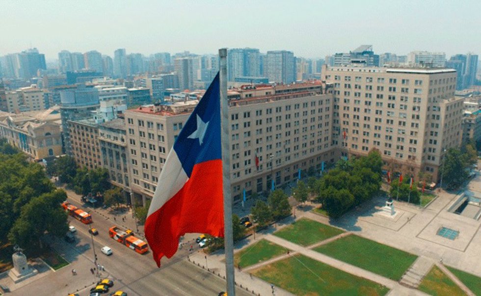 Archivo - Bandera de Chile. Imagen de archivo
