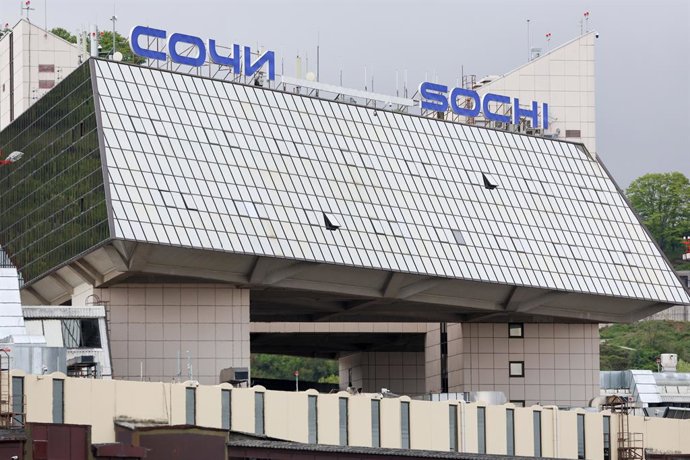 RUSSIA, SOCHI - MAY 2, 2026: A view of Sochi International Airport. On 2 May, UVT Aero launches regular flights along the Kazan - Nalchik - Sochi route