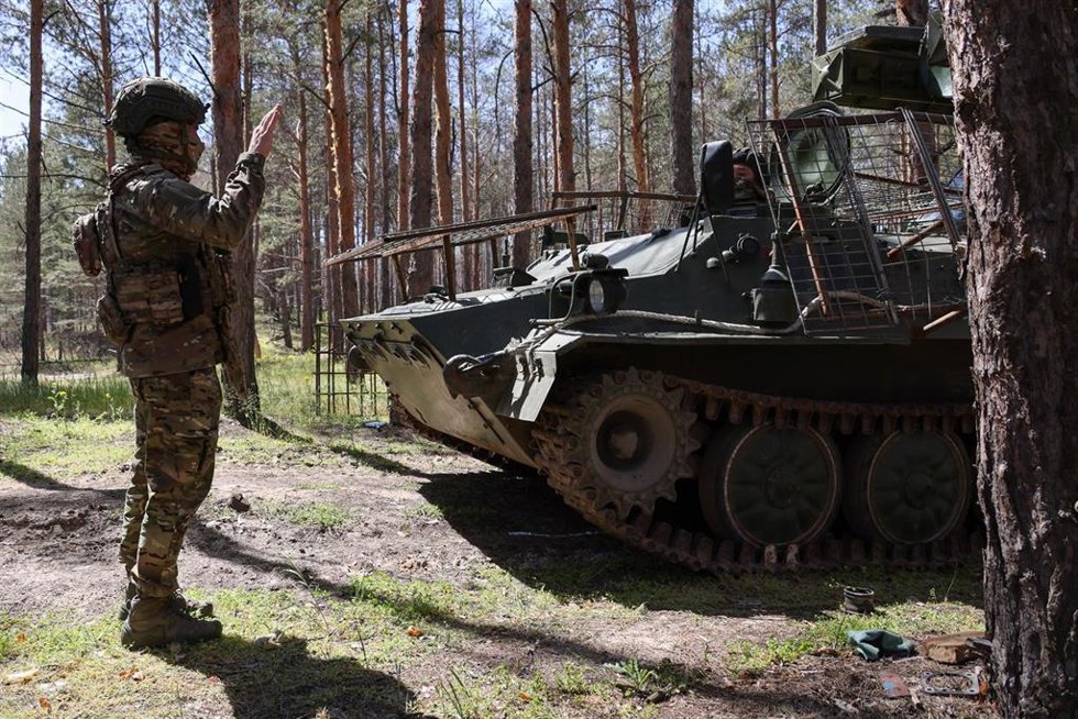 Militares del Ejército de Rusia en la provincia ucraniana de Jersón, parcialmente ocupada en el marco de la invasión de Ucrania, lanzada en febrero de 2022 (archivo)