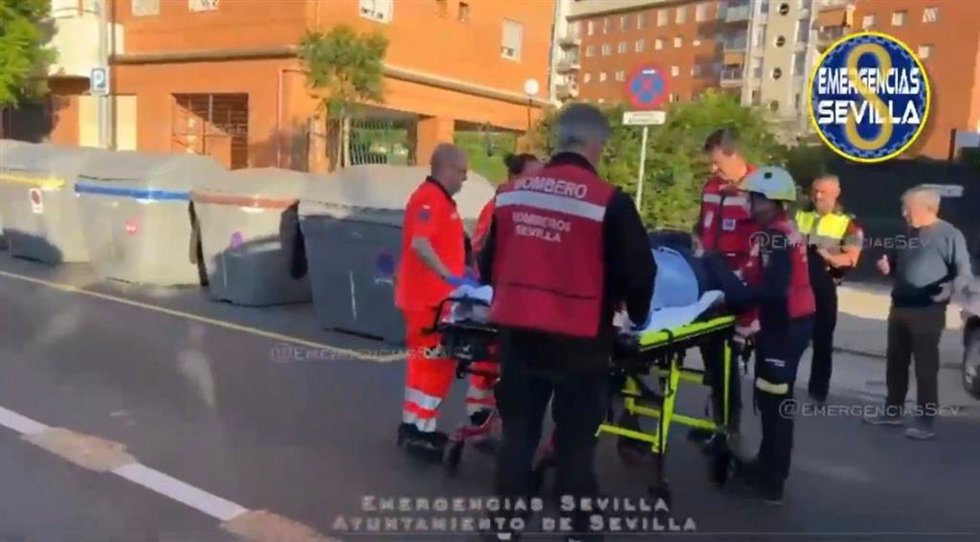 Un herido en un accidente en la Calle Pablo Iglesias en Sevilla