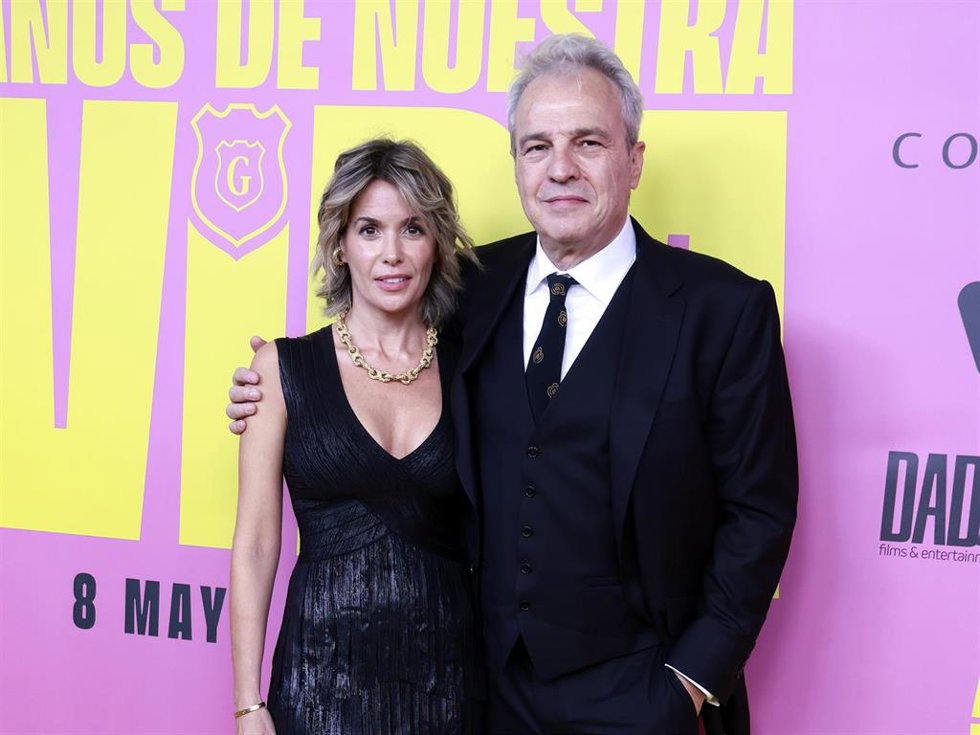 David Summers y Christine Cambeiro durante el estreno de la la película 'Los mejores años de nuestra vida'