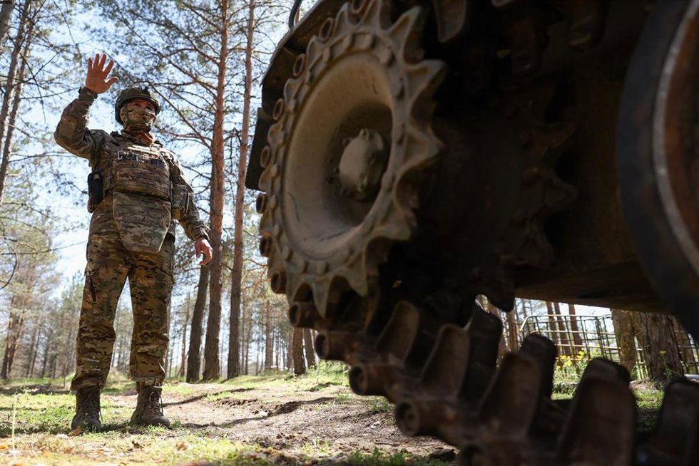 Militares del Ejército de Rusia en la provincia ucraniana de Jersón, parcialmente ocupada en el marco de la invasión de Ucrania, lanzada en febrero de 2022 (archivo)